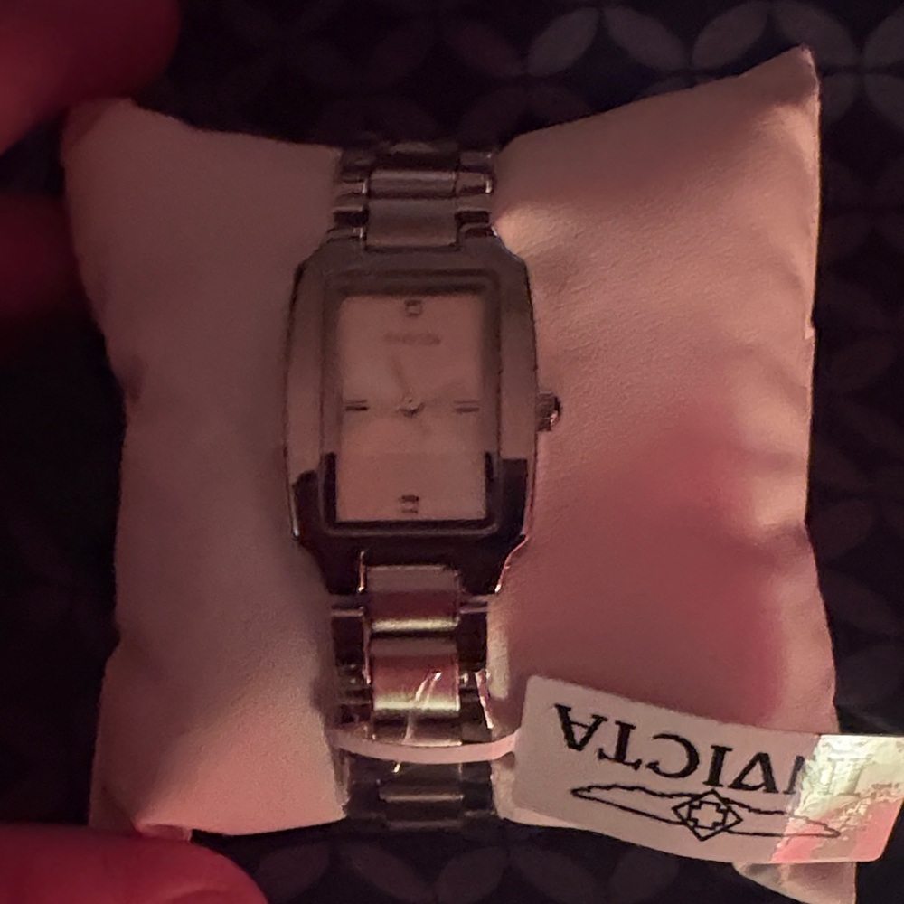 Invicta Women's Silver Rectangular Watch - image 1